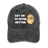 Basker säger "nej" till Peter Dutton Cowboy Hat Sun Cap Western i kvinnors golfkläder herr