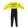 Kledingsets Kinderen Danskostuums Voor Meisjes Jazz Crop Tops met lange mouwen Broek Tiener Hiphop-outfits Kinderen Stage Street Performance Wear