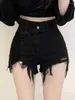 Damen Jeans Hohe Taille Frauen Hosen Denim Shorts Slim Streetwear Jean Vintage Mädchen Kurze Frau Hosen Bleistift Gerade Femme Pantalon