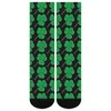 Calcetines de mujer Medias de trébol verde Señoras Día de San Patricio Irlandés Cómodo Moderno Deportes al aire libre Diseño antideslizante Regalo