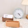 Decorative Plates Wood Natural Office Supplies Desktop Storage Stationery Card Organizer Cards Holder Stander Wooden Business Holders