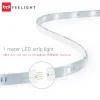 Şeritler Yeelight Light Strip 1s 1m RGB Uzatılabilir LED RENK RENKLİ HOMEKIT ALEXA İLE ÇALIŞMA