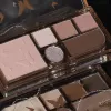 6 цветов черные дымчатые палитры теней для век Face Matte Ctour Blush Powder Универсальные пигменты для макияжа Shimmer Женская косметика Корейский f4bV #