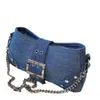 Designer Sacs à bandoulière de mode de luxe Design tendance et de niche pour les sacs pour femmes Instagram Coréen à la mode et westernstyle denim épaule unique sous les bras club ba