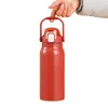 Garrafas de água 1300ML garrafa térmica isolada de grande capacidade com alça para viagens