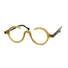 Lunettes de soleil Cadres Personnalisé Mode Rond Acétate Lunettes Cadre Trois Quarts Irrégulière Barbe Designer Lunettes Pour Hommes Femmes