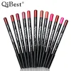 12 Stuks Lip Lippenstift Liner Potlood Set Waterdicht Retoucheren Naakt Make-Up Lip Pen Lg Blijvende Cosmetische Beauty Tool K0A9 #