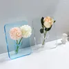Vasen Kreative transparente Blumenvase für Tischdekoration Wohnzimmer Flasche Ehe Tischplatte