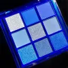 9 kolorów Baby Blue Ckseshadow Makeup Pallete Mate Blue Yoce Cień Paleta Shimmer Shine Diamd Yellow Ne Palette D4px#