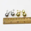 Stud Earrings 3 Pairs Classic Metalic Smooth Ball Shape Simple Creative Design Fashion Lovely Women Jewelry 30717