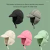 Berretti Cappello bomber caldo invernale multifunzionale per unisex Resta comodo ed elegante con paraorecchie verde