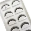 1050 Boxes 5 Pairs 3D Mink False Eyelashes Soft Lashes Makeup Eyelash Faux Cils Cilios Maquiagem Wholesale G600 240318