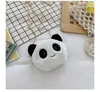 Sacs à provisions femme chaîne sac Panda petit rond mignon dessin animé en peluche bandoulière personnalité fille doux messager