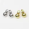 Stud Earrings 3 Pairs Classic Metalic Smooth Ball Shape Simple Creative Design Fashion Lovely Women Jewelry 30717