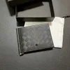 Luxury Wallet Men kreditkortshållare Dollar Mynt Purse Designer Purse Kuvertväska Läder Original Box Busikskort Fodral