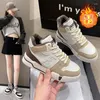 Shoes Winter 367 2024 Walking Women's Style Plush Warm Cotton Student High Top Board Fashion Casual Sports 73184