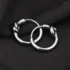 Hoopörhängen lyxiga kvinnor Small Torsion Wire Circle Dazzling CZ Delicate Female Party Earring Daily Wear Classic Jewelry