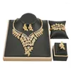 Naszyjnik Zestaw marokańskich arabskich luksusowych klejnotów Niestandardowa biżuteria kobieta mama talian brazylijska złoto platowana biżuteria ślubna ślubna