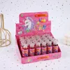 24 pz Kawaii Unicorn Cat Candy Lip Gloss Lip Tinte Impermeabile Lg Lasting Liquid Lip Stick Ragazze Labbra Trucco All'ingrosso 54K7 #