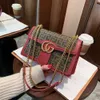 The factory design bag handbag Bag Female 2024 New Chain Womens Style One Shoulder Versatile Small