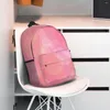 Sac à dos rose à motif tendance, sac de voyage scolaire pour bébés garçons et filles, cadeaux de noël pour enfants