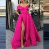 Women Sexy Off Shoulder V Neck Maxi Formal Dresses Sleeveless High Slit Celebrity Long Elegant Dress Evening Prom Party Gown 240314