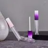 Opslag Flessen 100 Stuks 5 ml DIY Lippenstift Buizen Hervulbare Lege Cosmetische Container Reizen Essentials Gradiënt Roze Paars Make-up Tool