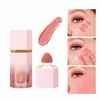 fi Multifunctionele Oogslipjes Make-up Blush Stick Cosmetica met Spge Waterdichte Vloeibare Wang Blush Gezicht Voedende Blush o53E #