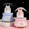 BOXE Crystal Ball Music Box Glass Christmas Otto Girls rotanti Decorazioni regalo per il compleanno per bambini per le amiche