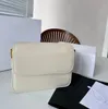 Bolso de diseñador de lujo bolso de hombro de mujer BESACE TRIOM PHE bolso de axila bolso cruzado bolso de cuero genuino de moda de gran capacidad bolso de embrague con letras clásicas