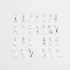 Keychains tandborste tandkräm Keychain Diy Alloy Ancient Teeth 26 Letters Pendant Keyring Oral Health Dentist Creative Gift