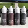 15ml 4 Colors Micro Pigments Black Permanent Makeup Tattoo Ink Set BTCH Tattoo Ink Cosmetic Tattoo Eyebrow Lip Make Up Mix Color 36Uk#