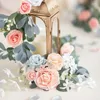 Dekorative Blumen, handgefertigte Rosenblumengirlande, Blumenarrangements für Hochzeit, Tischdekoration, Läufer, Laternenkranz, Dekoration, Gang
