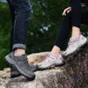 Zapatos deportivos de marca para hombre, senderismo, Camping, senderismo al aire libre, zapatillas para correr, deportes de montaña, escalada, senderismo antideslizante