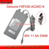 アダプター純粋なFSP230AC20C14 34110100601 ACアダプターFOR FSP 20V 11.5A 230W