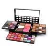 74 Cores Sombra Lip Gloss Combinati Maquiagem Set Matte Eye Shadow Tray Fl Batom Fi Mulheres Cosmetic Kit Box i5Gm #