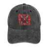Berets Targe and Swords Royal Stewart Tartan Cowboy Hat Ball Cap Cap Bag Trucker Hats For Men Damskie