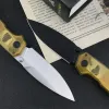 2024 KS 2038 Iridium Folding Knife D2 Spear Point Blade PEI Handles EDC Tactical Outdoor Self Defense Hunting Camping Knives 9000 7550 1660 7100