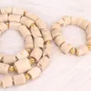 Collier Boucles d'oreilles Set Dudo 40 pouces 15-25 mm Costume Big African White Coral Perles pour les hommes nigérians 2024 Party Jewerly