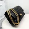 10A Marca de lujo Moda Bolsos de hombro a cuadros Diseñador bolso de cadena billetera Bolso cruzado para mujer bolso para teléfono Cuero suave Bolso de lujo c bolso con doble solapa Bolso sobre