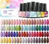 Mtssii 30 peças de esmalte em gel multicolorido semipermanente de longa duração embebido em verniz UV arte Hybrid1864402