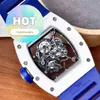 WRIST WRIST Watch RM Wristwatch RM055 Série RM055 White Ceramic Japan Limited Edition Manual Fashion Casual