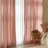 Curtain Boho Farmhouse Cotton Light Filtering Semi Sheer Drape Lightweight For Bedroom Living Room Rustic Home Decoration 1Panel