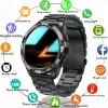 Relógios nova moda bluetooth chamada relógio inteligente masculino 1.32 Polegada dispaly 360*360 pixels hd freqüência cardíaca esportes à prova dwaterproof água smartwatch feminino + caixa