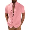 T-shirts pour hommes rétro décontracté coupe ample à manches courtes imprimé chemise vêtements T-shirts manches surdimensionnées t-shirt hommes 2024
