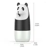 Vloeibare zeepdispenser C7AD Automatische schuim Panda Cartoon Inductie Handwasmachine USB Automatische wasmachine
