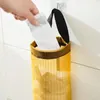 Storage Bags ORGANBOO Kitchen Garbage Bag Wall-mounted Extraction Nylon Round Sorting Debris Household Tools