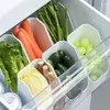 Opslagflessen Open voorkant Dip Bin Pantry Organizer Box voor keuken Badkamer Plank Kast Kast Koelkast