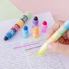 Haile 126 Colors Rainbow Mini Splicing Highlighter Markers Pen Pastel Gel Office School Stationery Painting Mark Art Supplies 240320