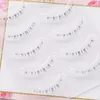 5 Pares Natural Simulati Japonês Inferior Eyel Haste Transparente One Piece Eyel Daily Beauty Extensi Ferramenta de Olhos Falsos 66Ux #